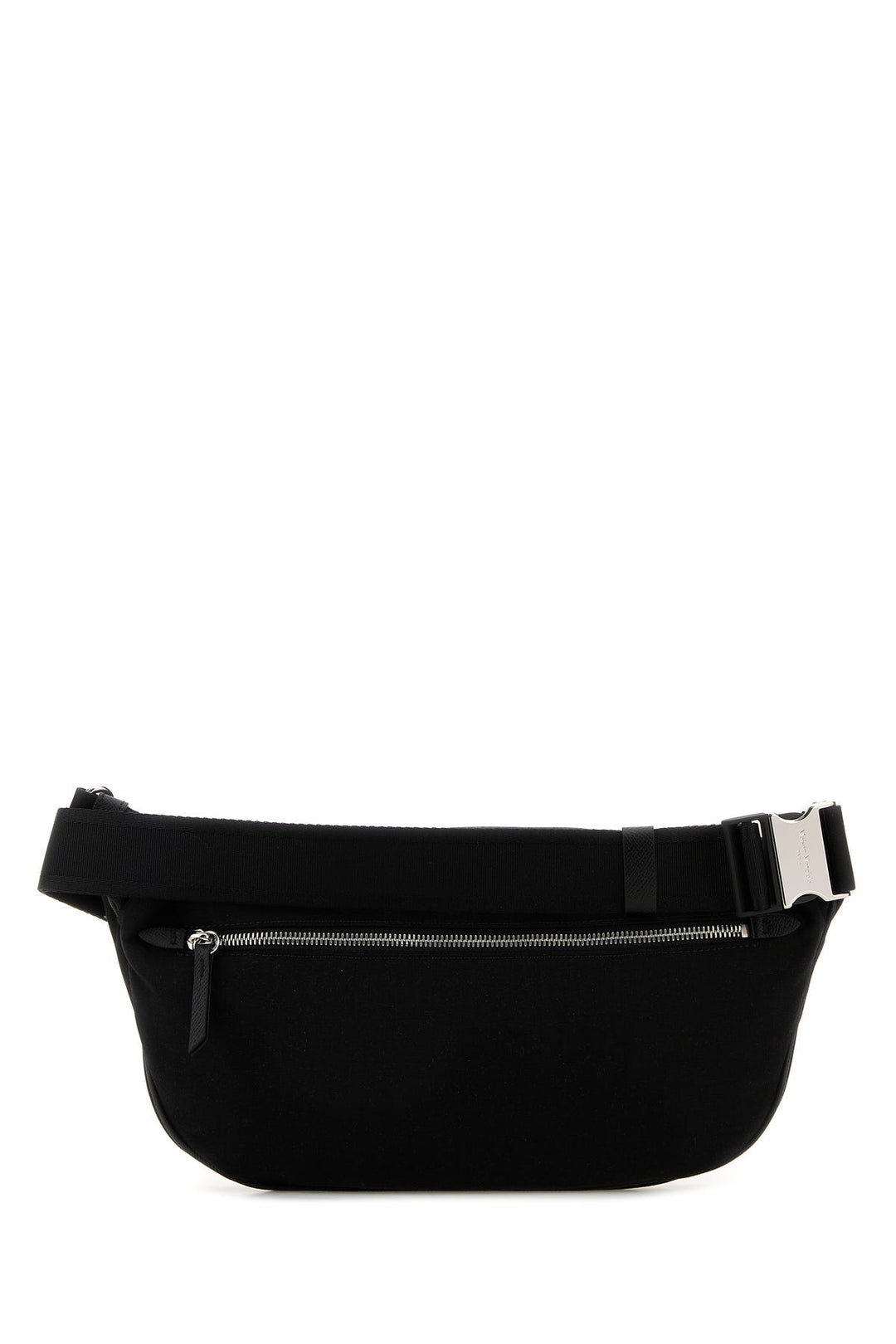 Black nylon belt bag