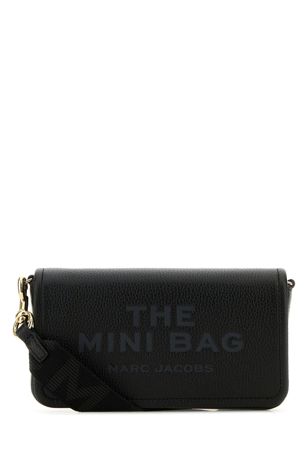 Black leather The Mini Bag crossbody bag