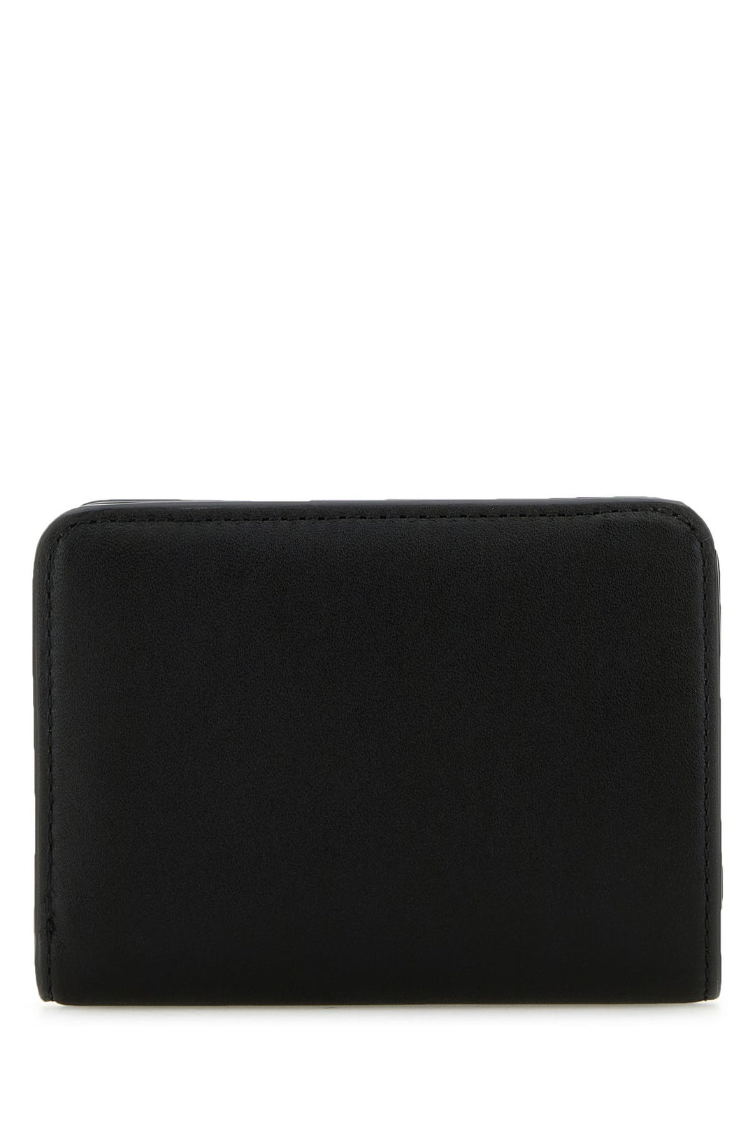 Black leather mini The Covered J Marc wallet