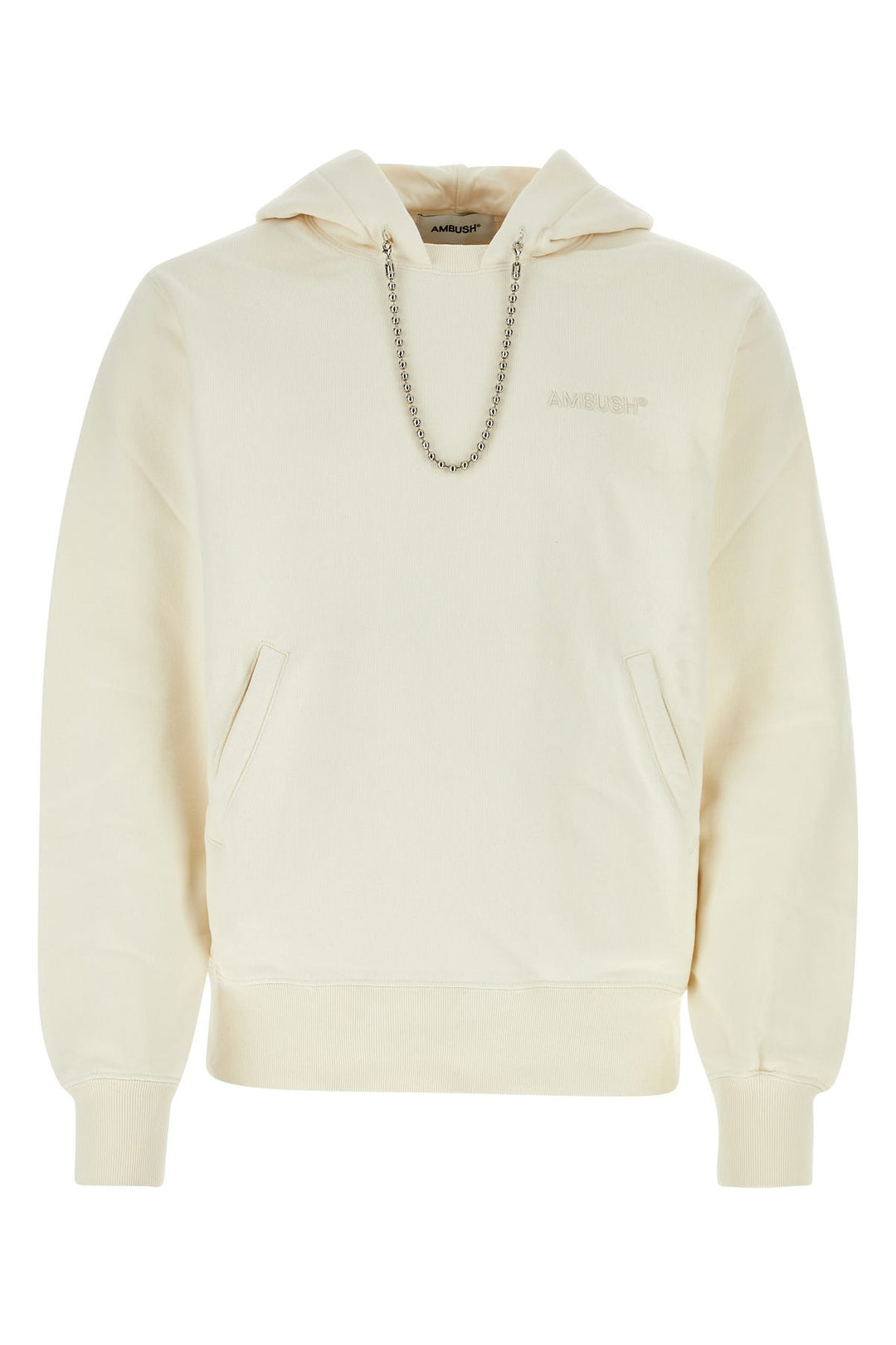 Ivory cotton sweatshirt