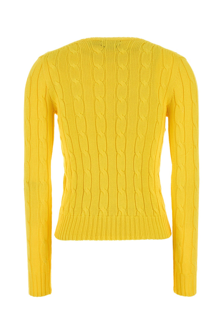 Yellow cotton sweater