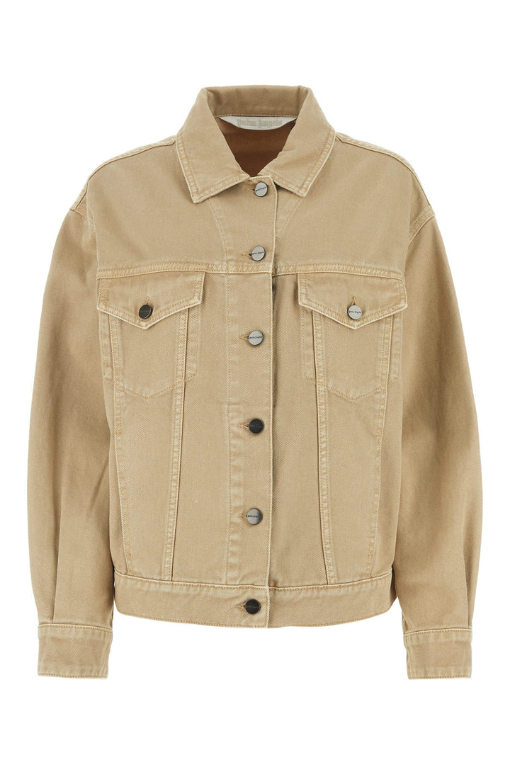 Beige denim jacket