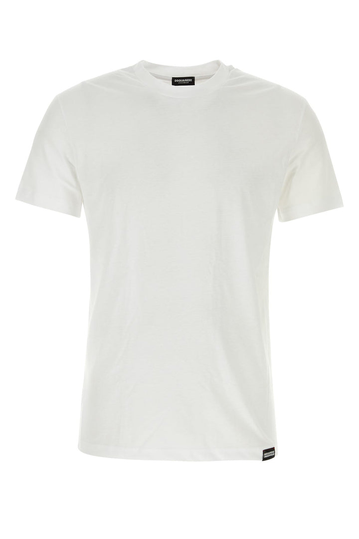 White cotton t-shirt set