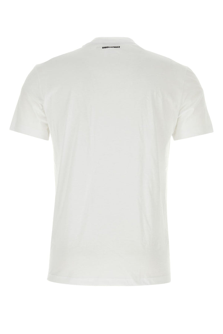 White cotton t-shirt set