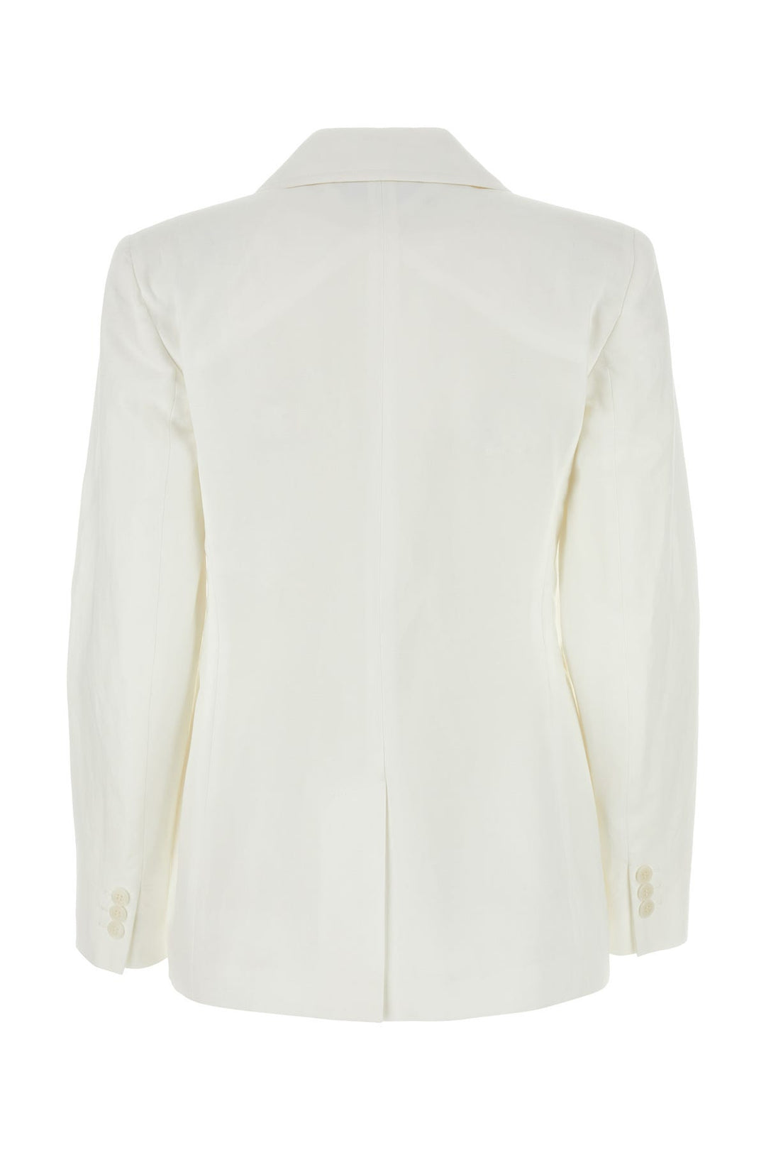 White cotton blend Dattero blazer