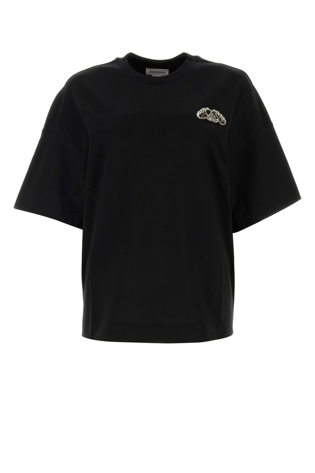 Black cotton oversize t-shirt