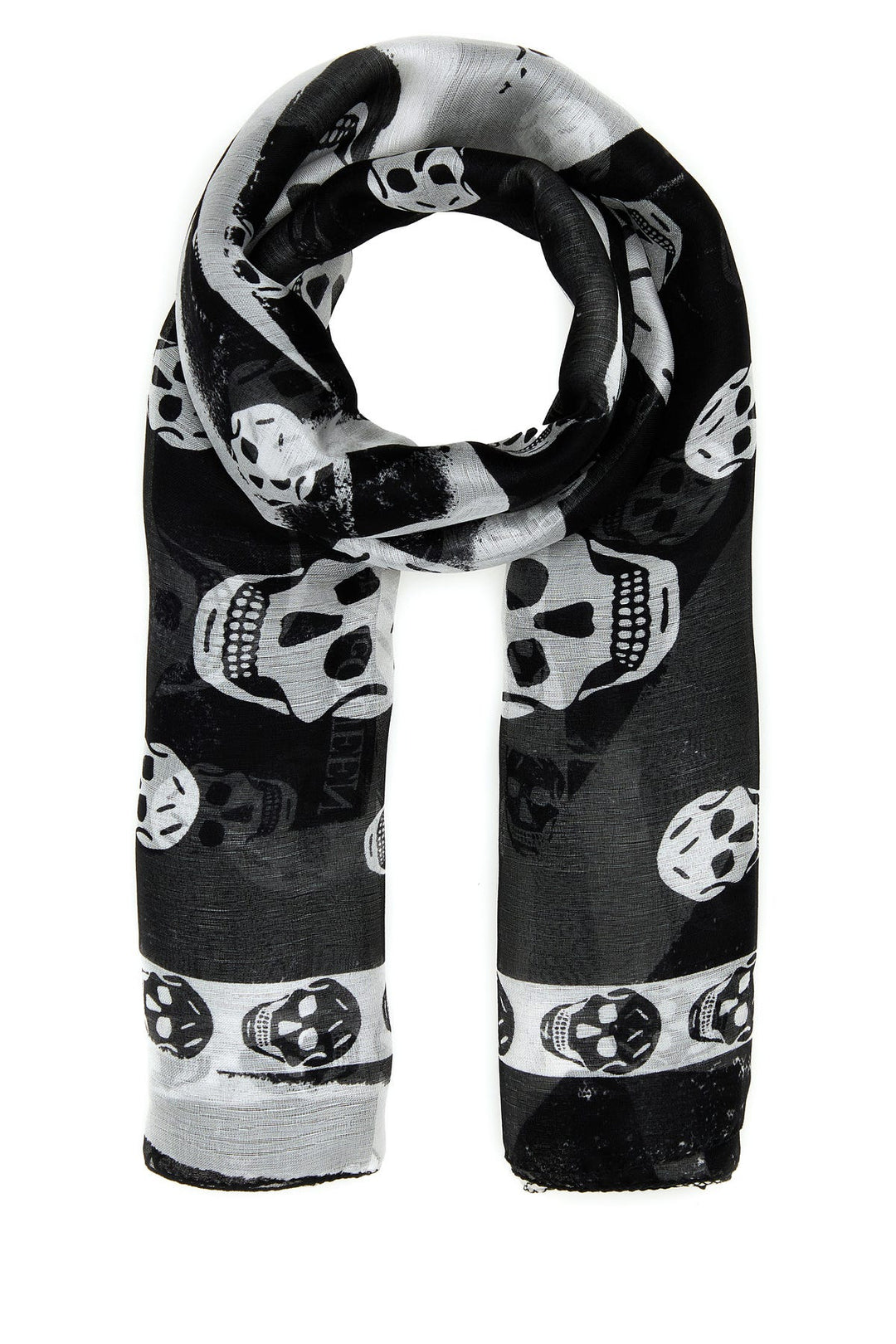 Printed silk foulard