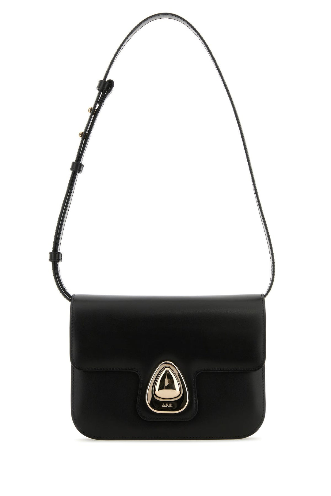 Black leather small Astra crossbody bag