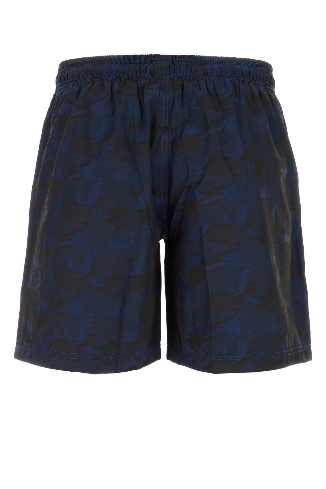 Embroidered nylon blend swimming shorts