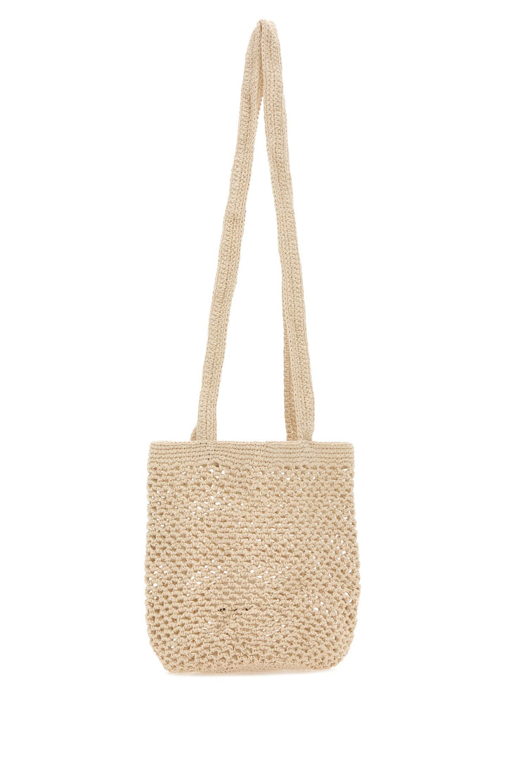 Sand crochet Fisherman shoulder bag