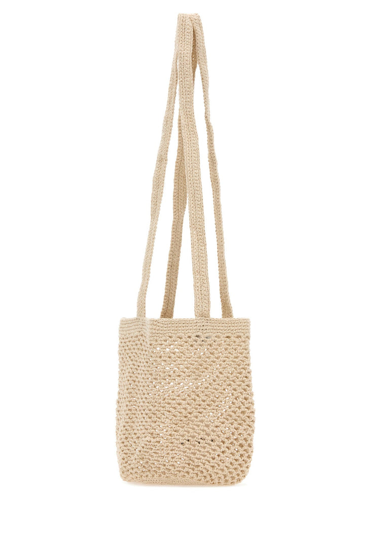 Sand crochet Fisherman shoulder bag