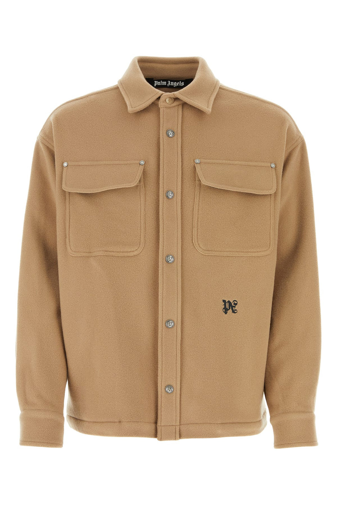 Camel wool shirt