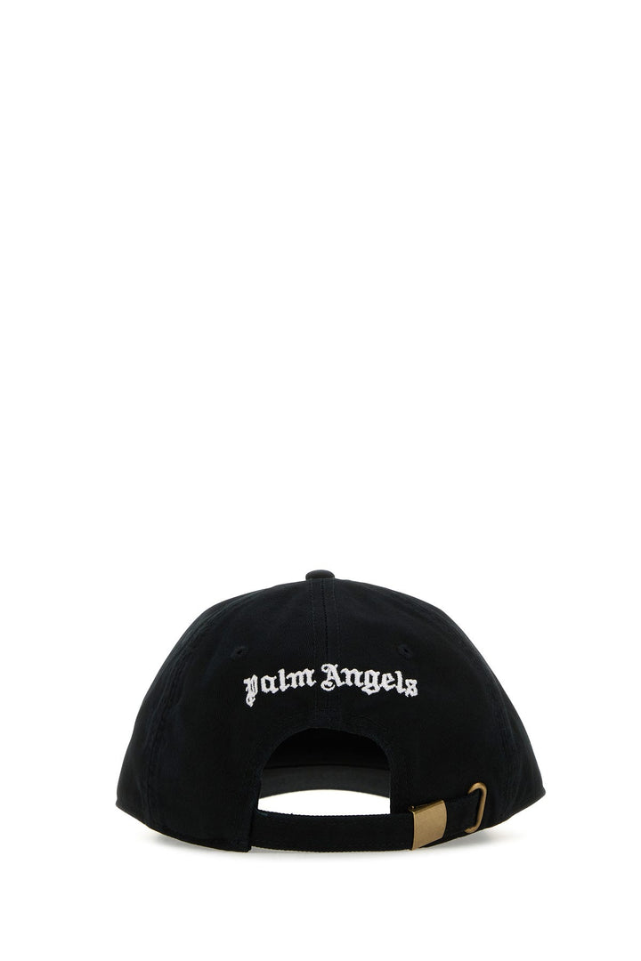 Black cotton baseball cap