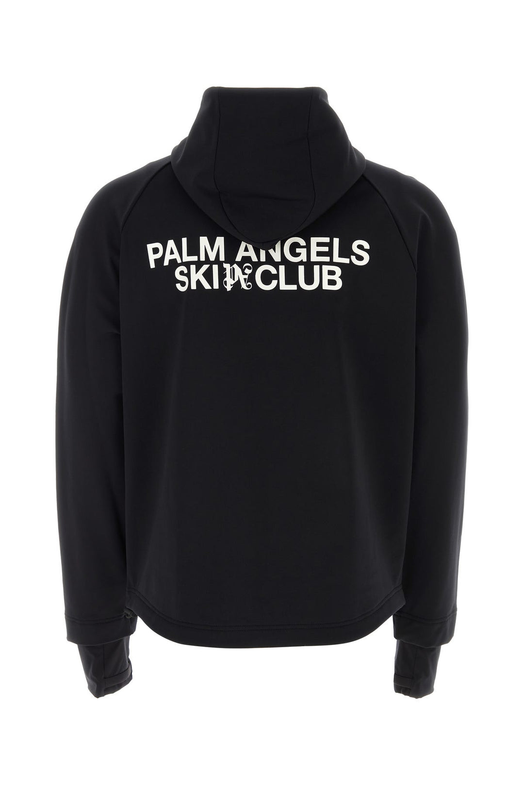 Blck stretch nylon PA Ski Club ski sweatshirt