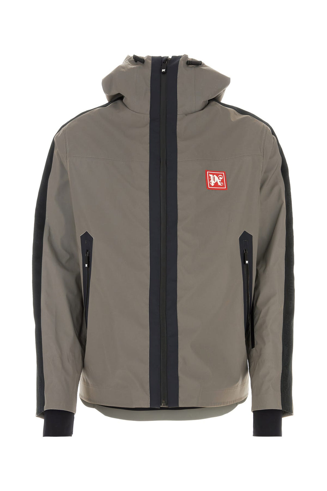 Silver polyester ski jacket