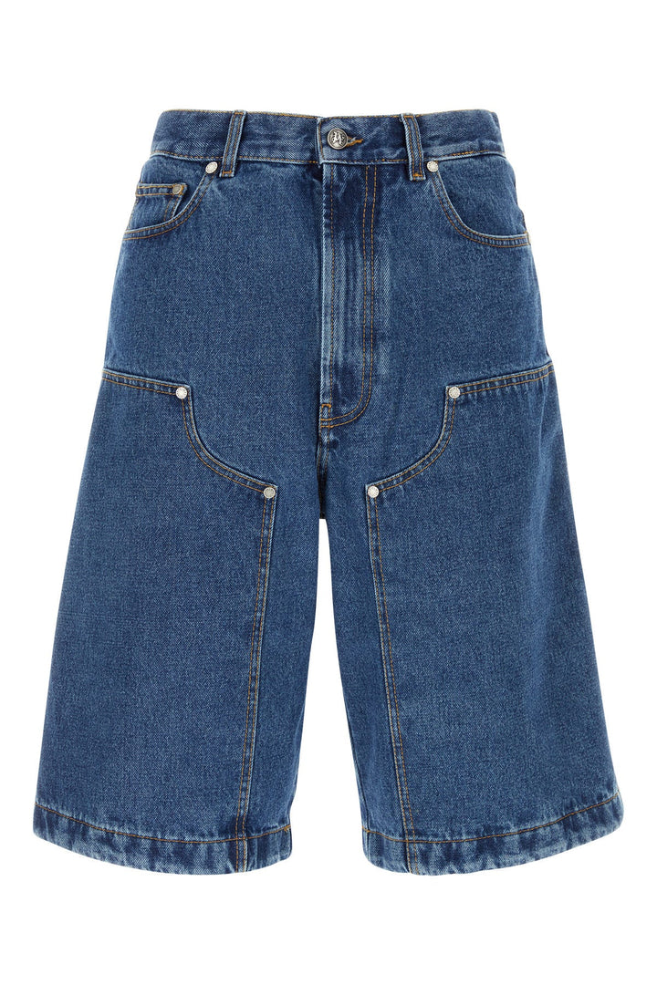 Denim bermuda shorts