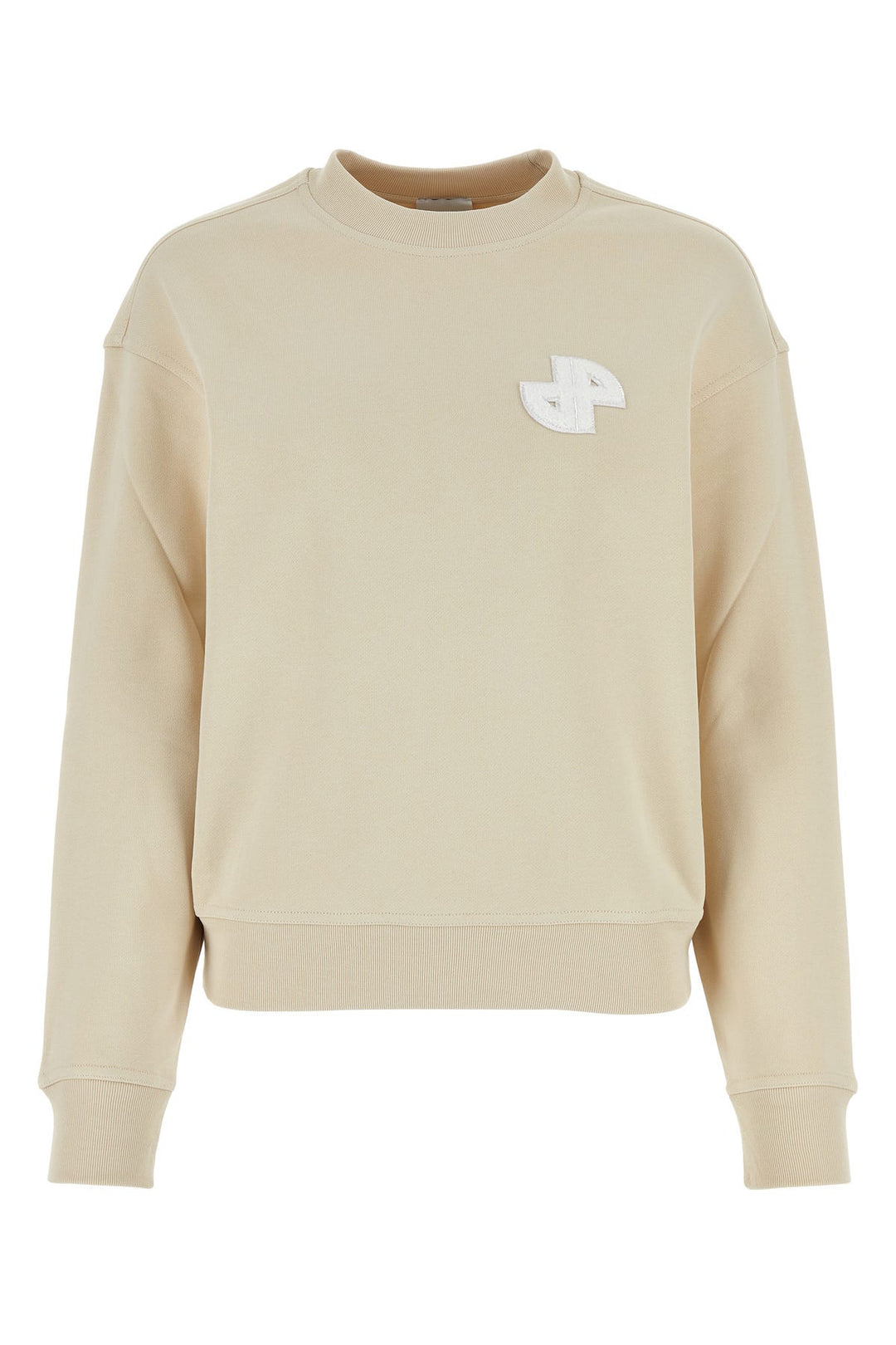 Beige cotton sweatshirt