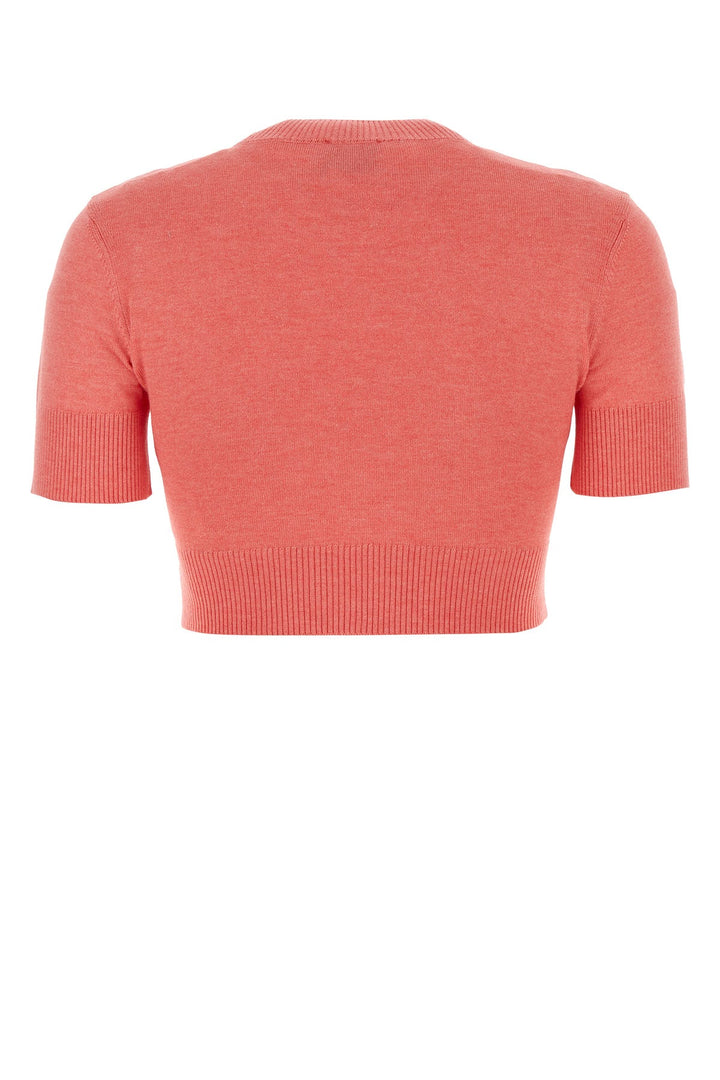 Pink cotton blend sweater