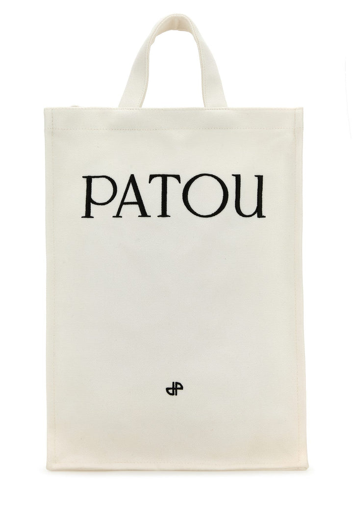 White canvas shopping bag