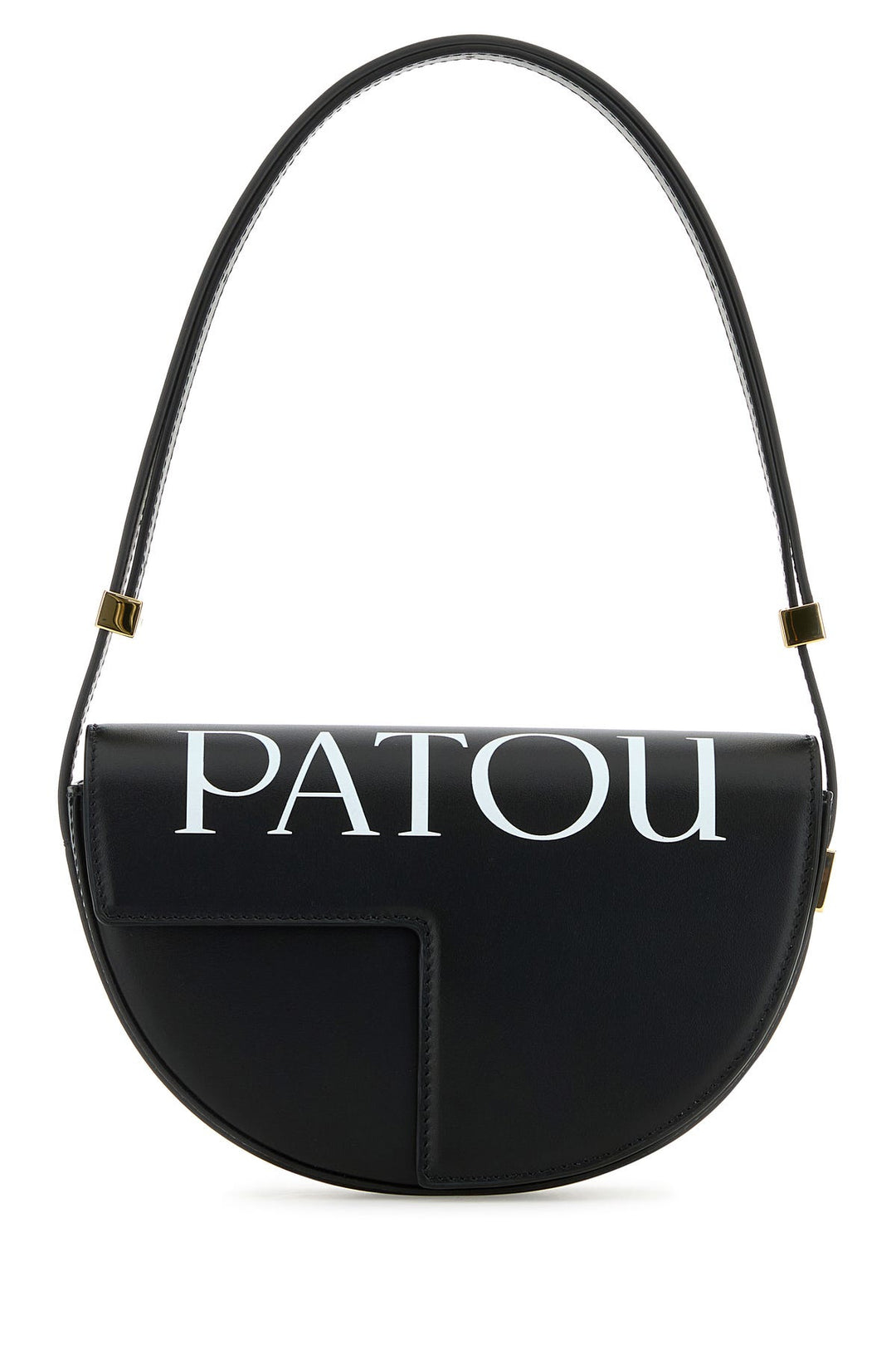 Black leather Le Petit Patou shoulder bag