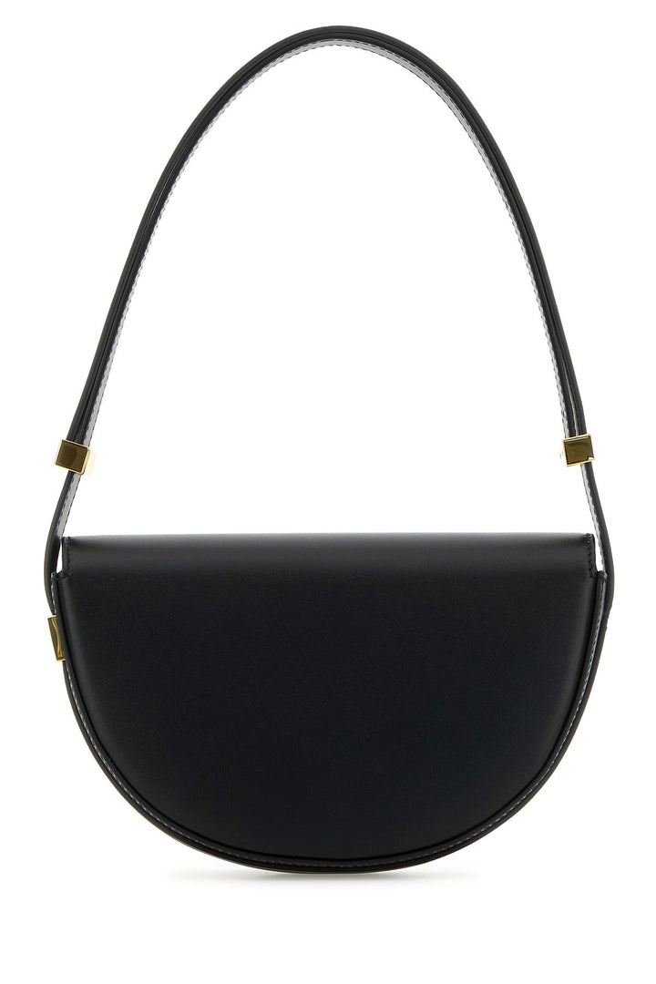 Black leather Le Petit Patou shoulder bag