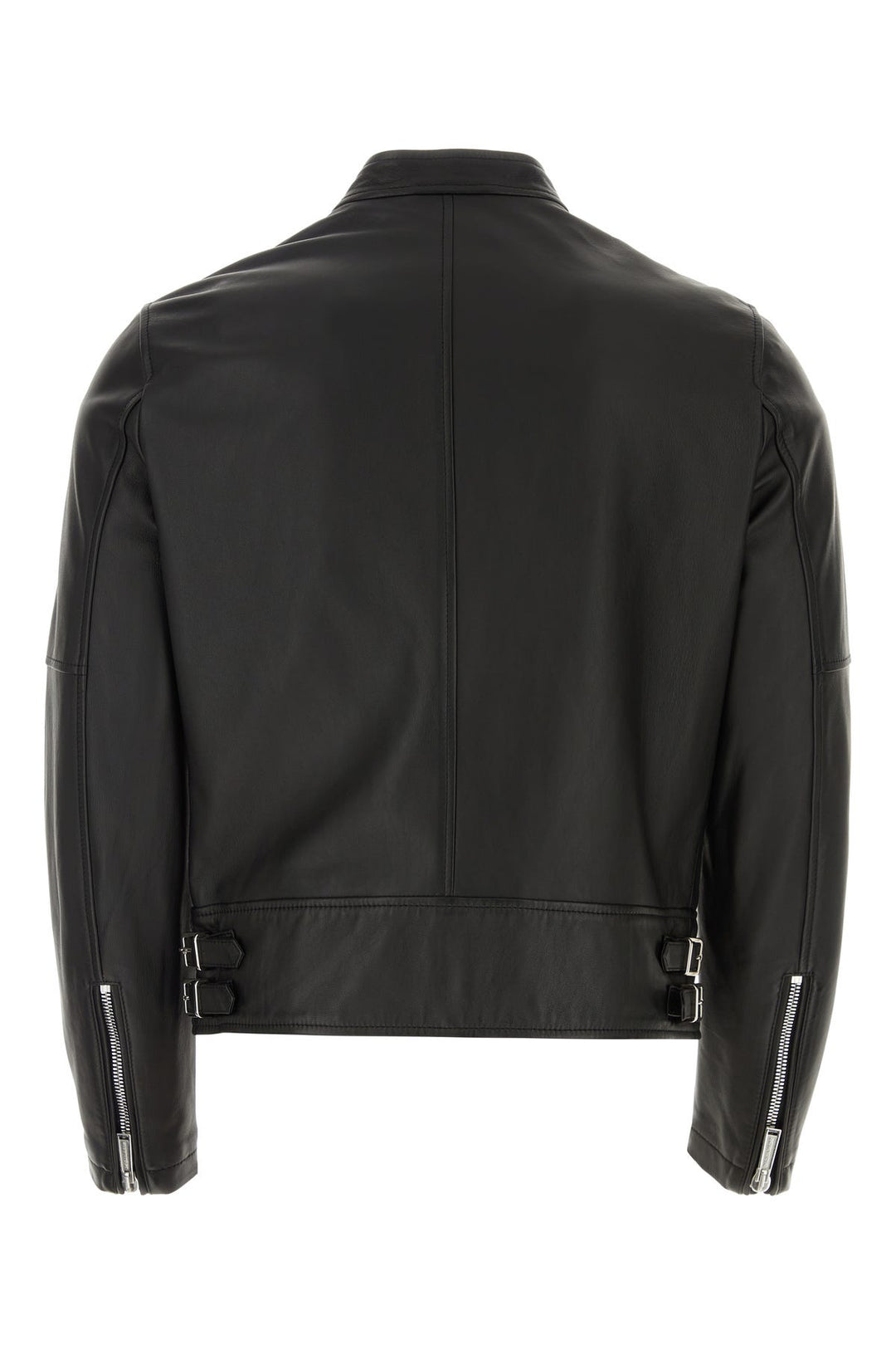 Black leather Biker jacket