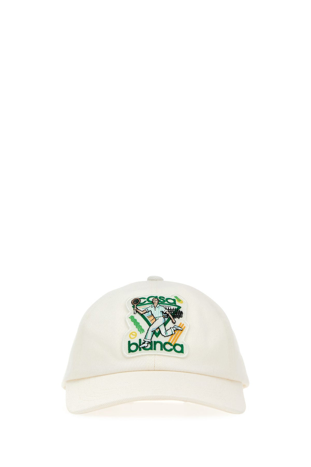 White cotton baseball cap