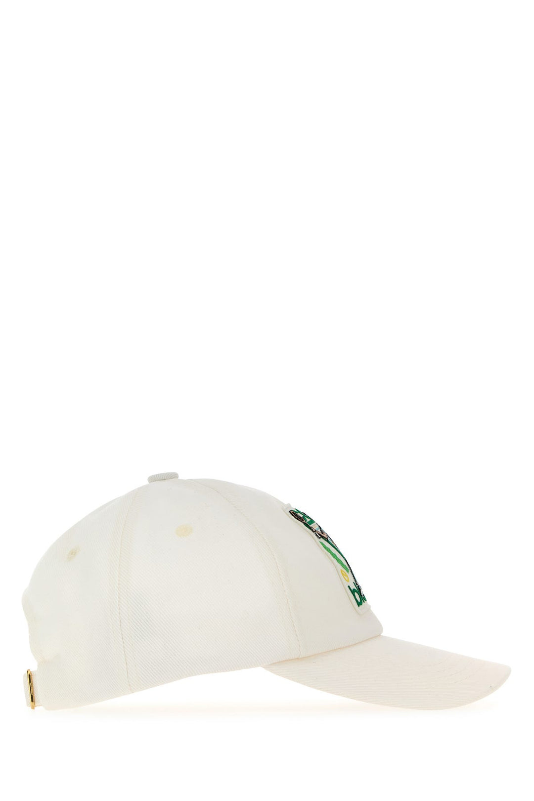 White cotton baseball cap