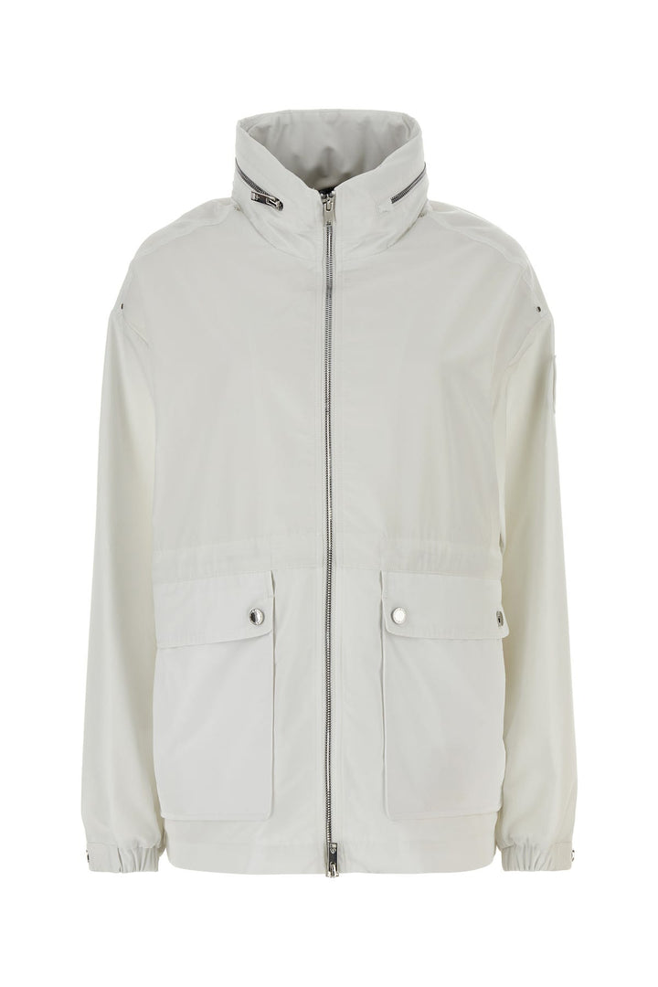 White polyester jacket