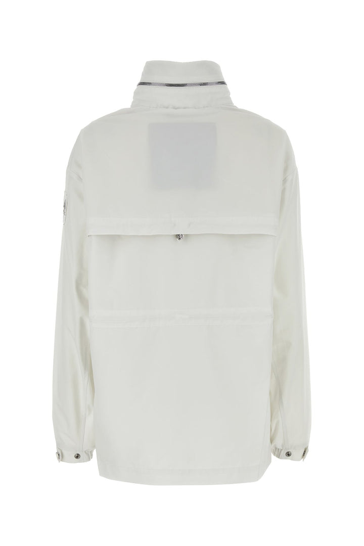 White polyester jacket