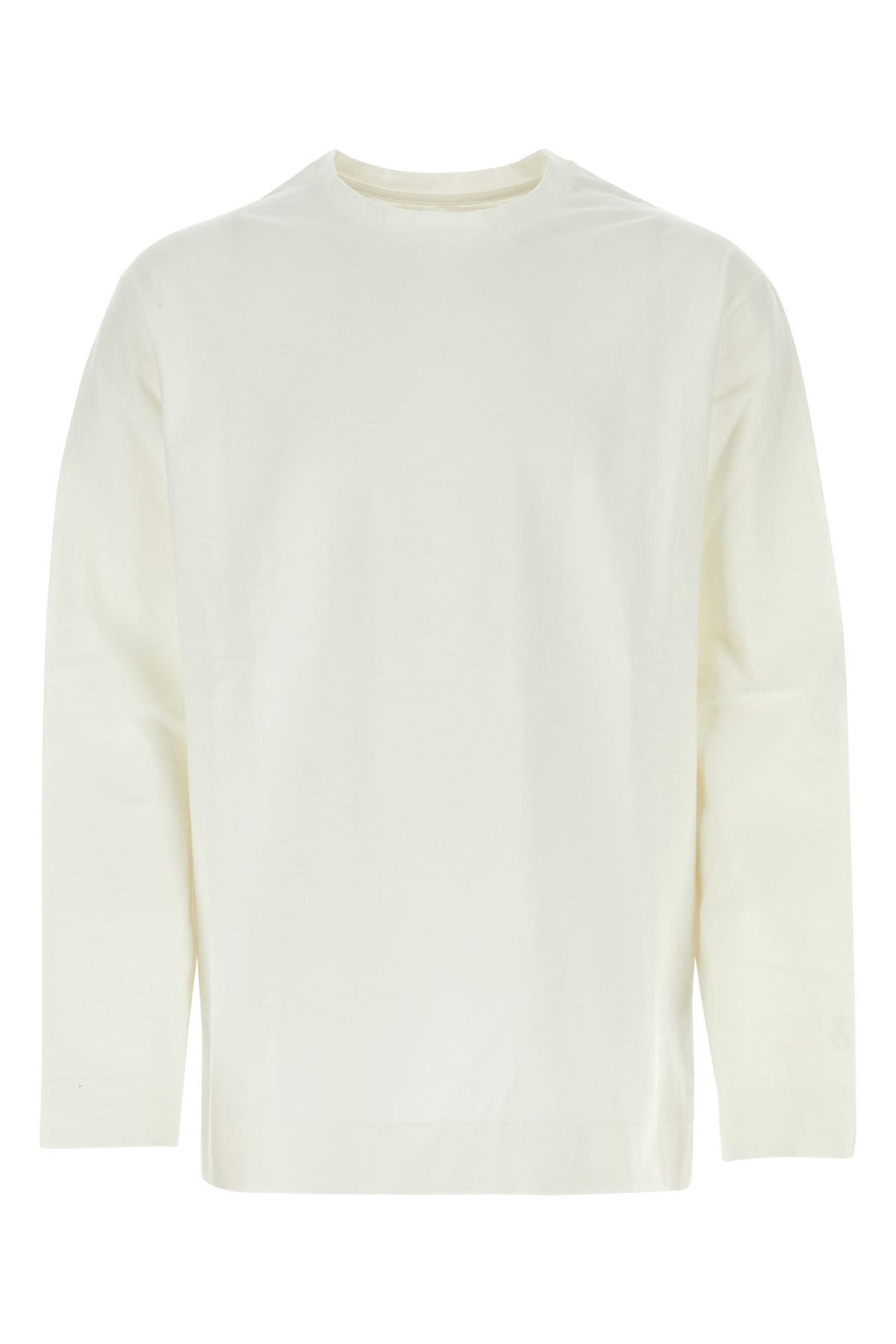 White stretch cotton oversize t-shirt