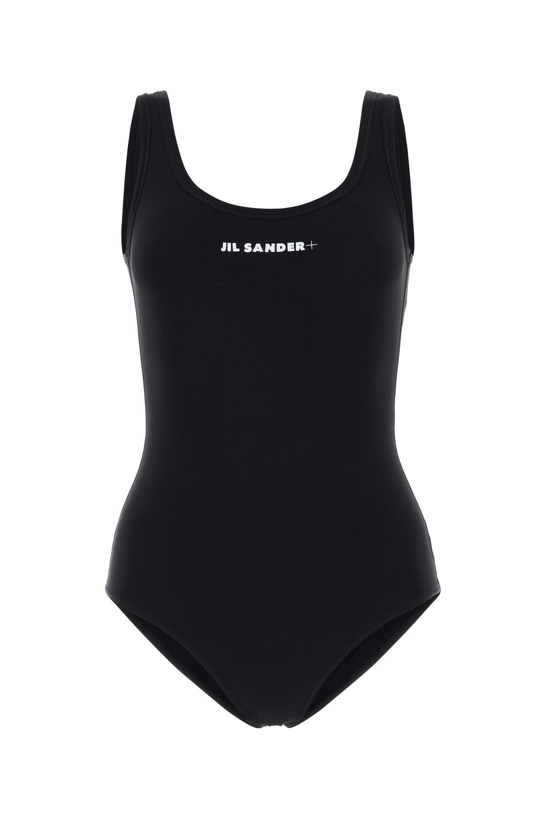 Black stretch nylon swimsuit