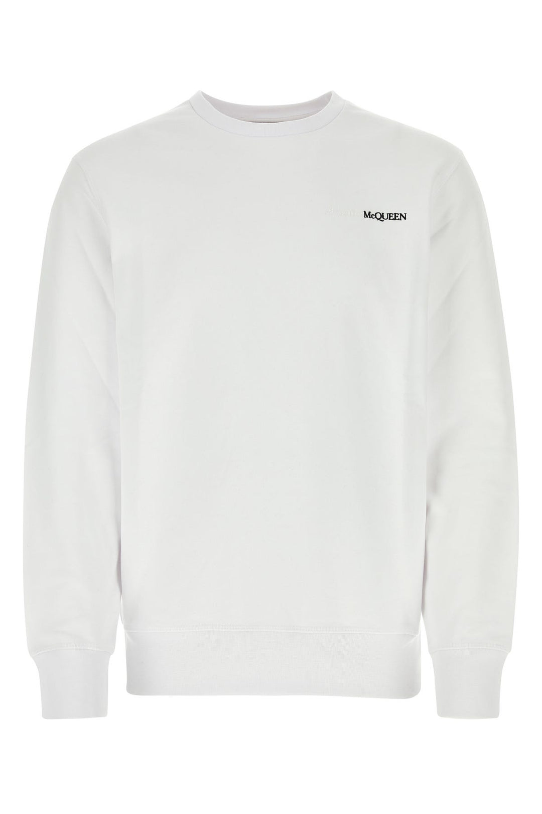 White cotton sweatshirt