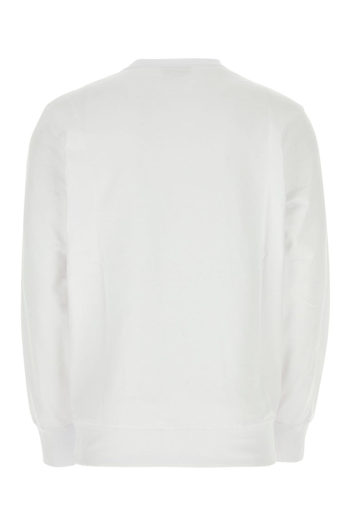 White cotton sweatshirt