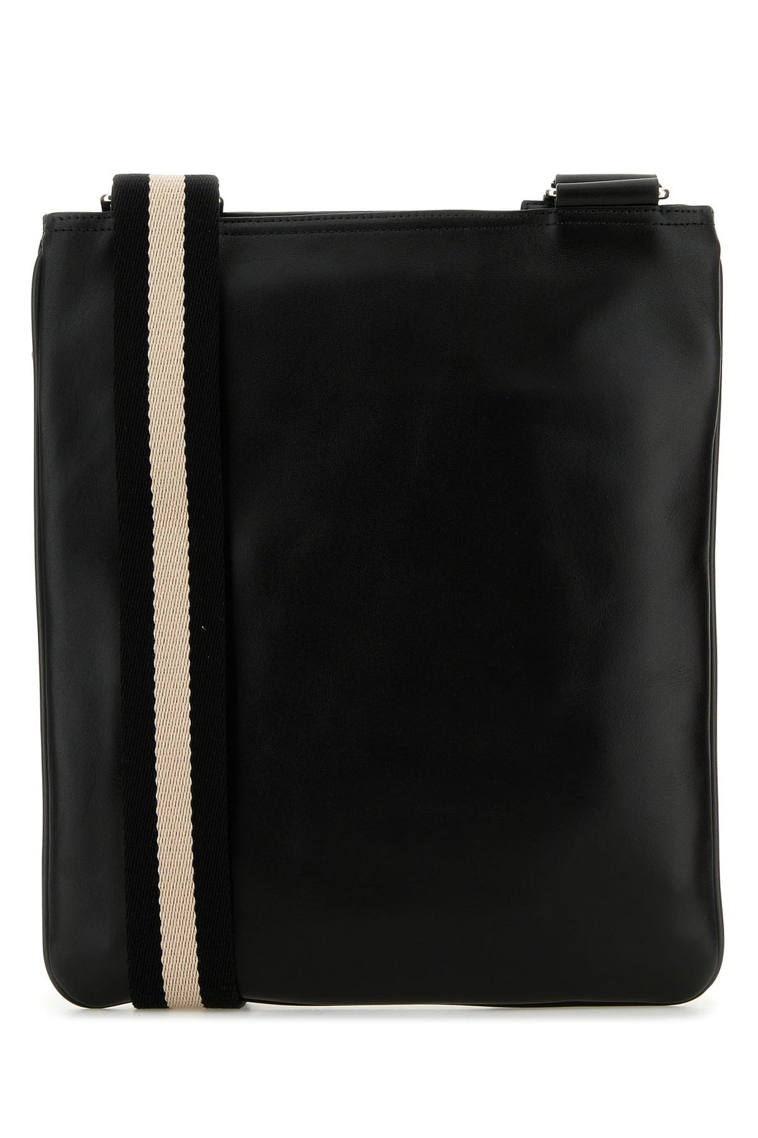 Black leather Torino crossbody bag