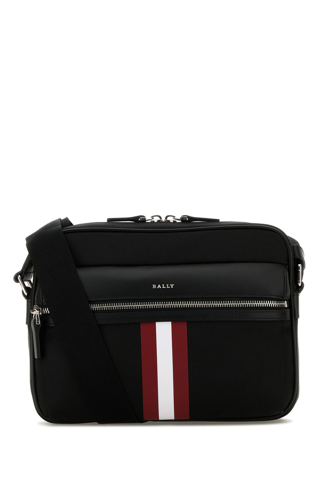 Black canvas Tharek crossbody bag