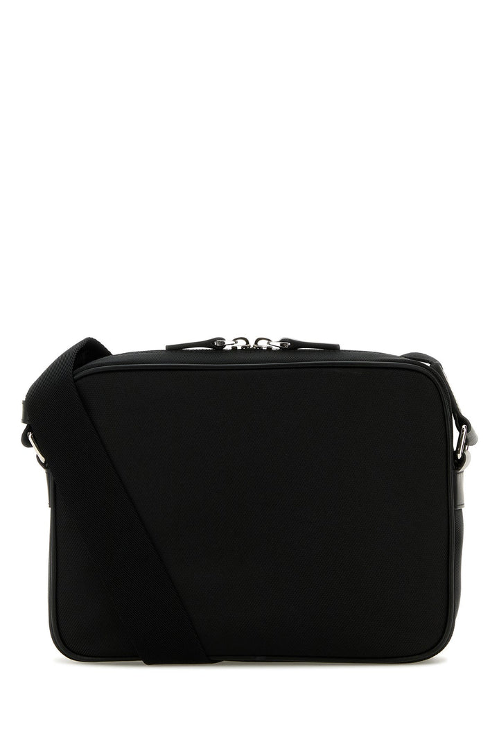 Black canvas Tharek crossbody bag