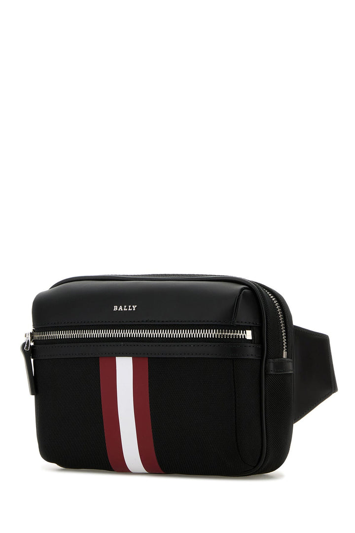 Black canvas Thate belt bag