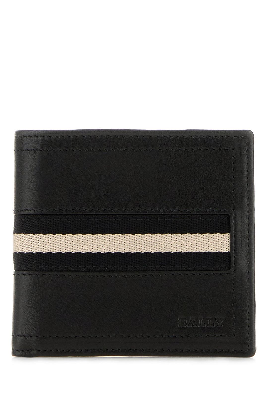 Black leather wallet