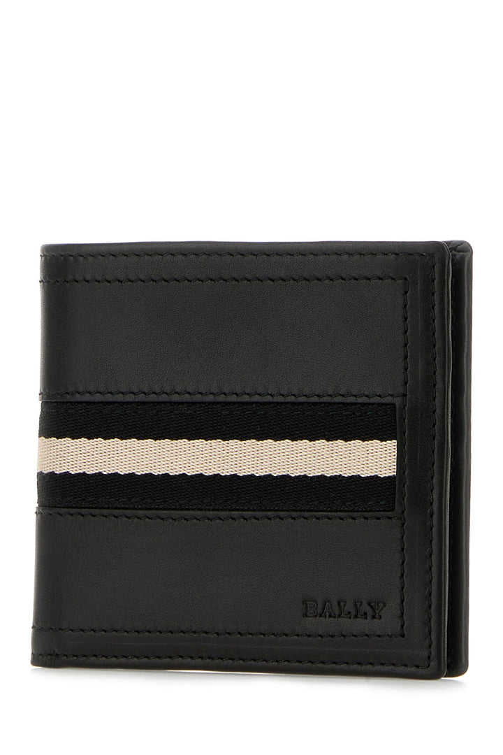 Black leather wallet