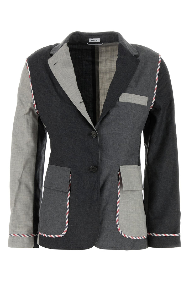 Multicolor wool blazer