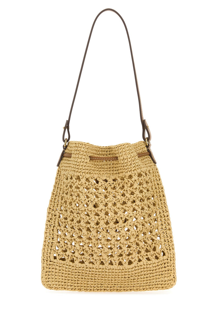 Raffia shoulder bag