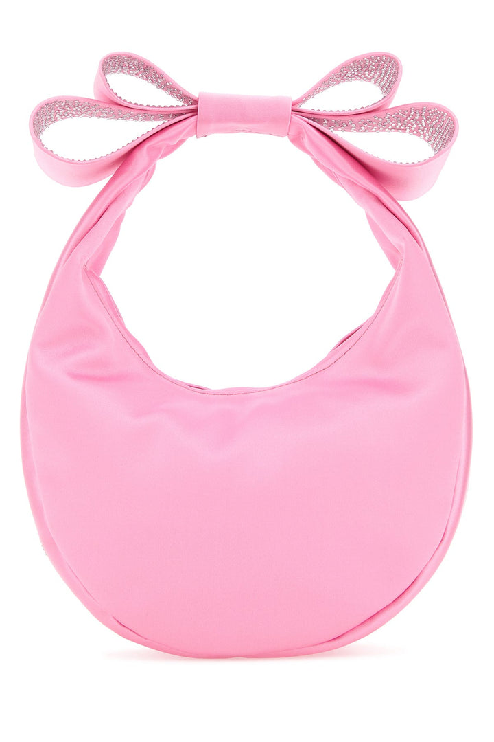 Pink satin small Cadeau handbag