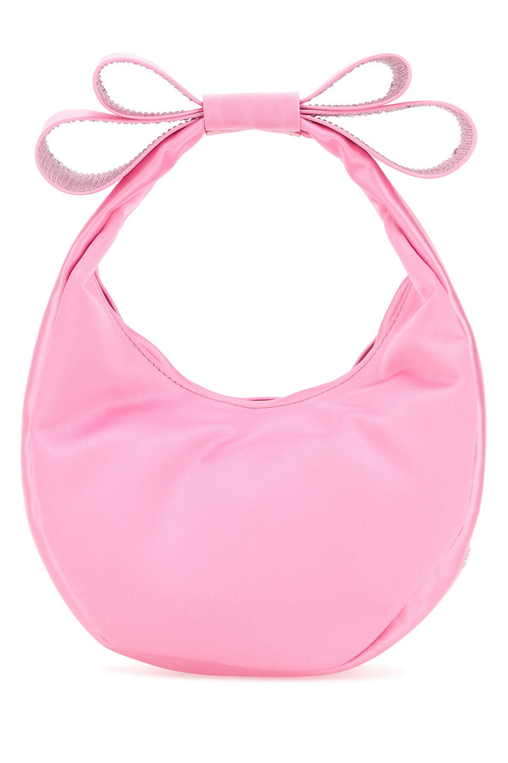 Pink satin small Cadeau handbag