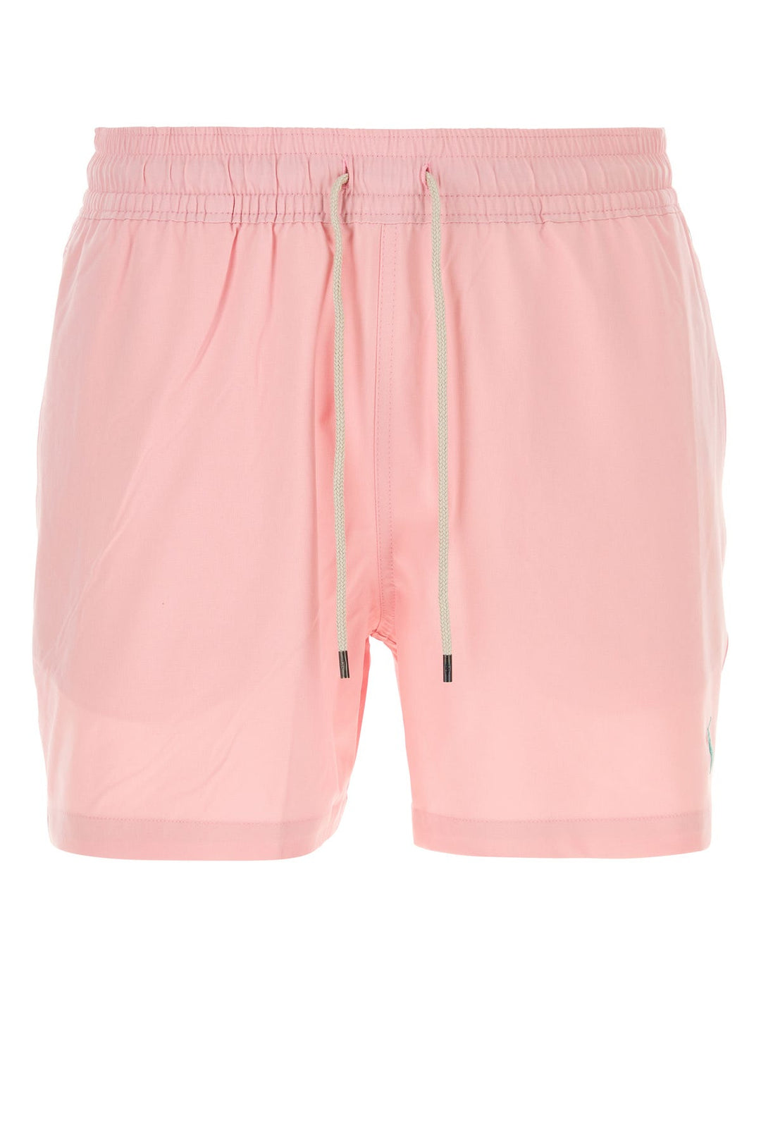 Pink stretch polyester swimming shorts