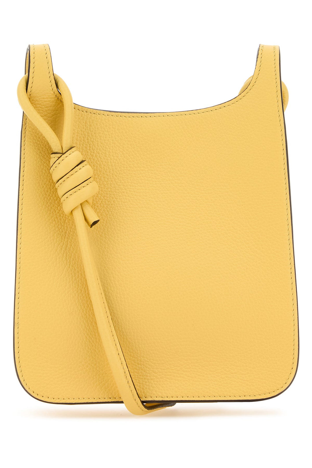 Yellow leather Mini Himmel Hobo crossbody bag