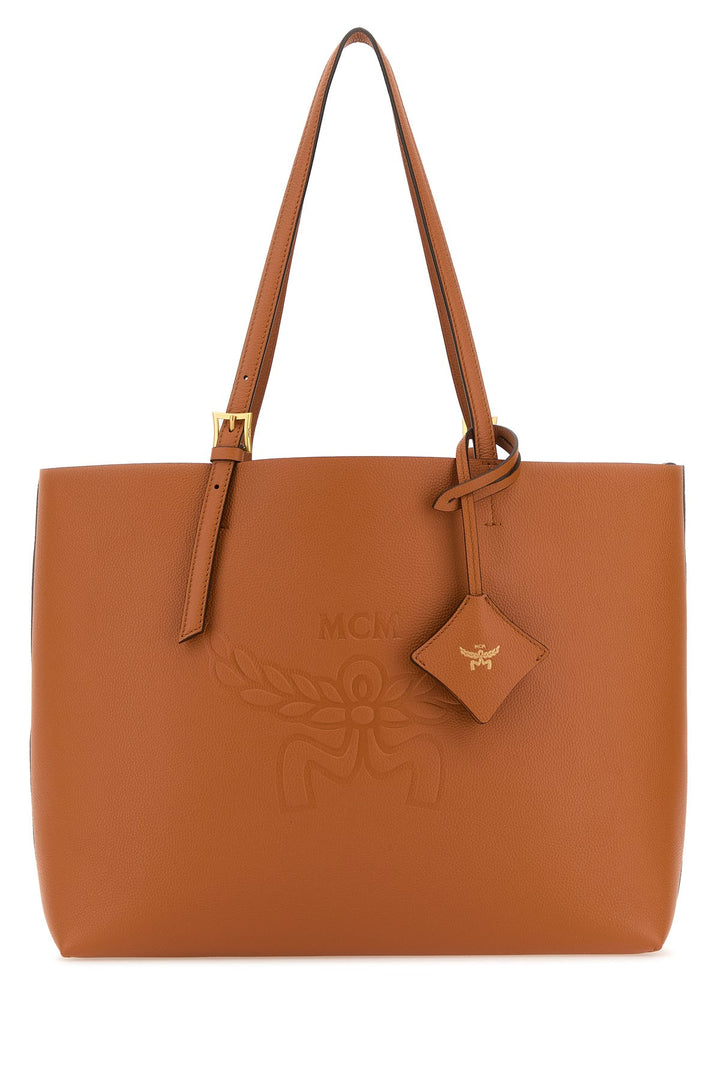 Caramel leather medium Himmel shopping bag