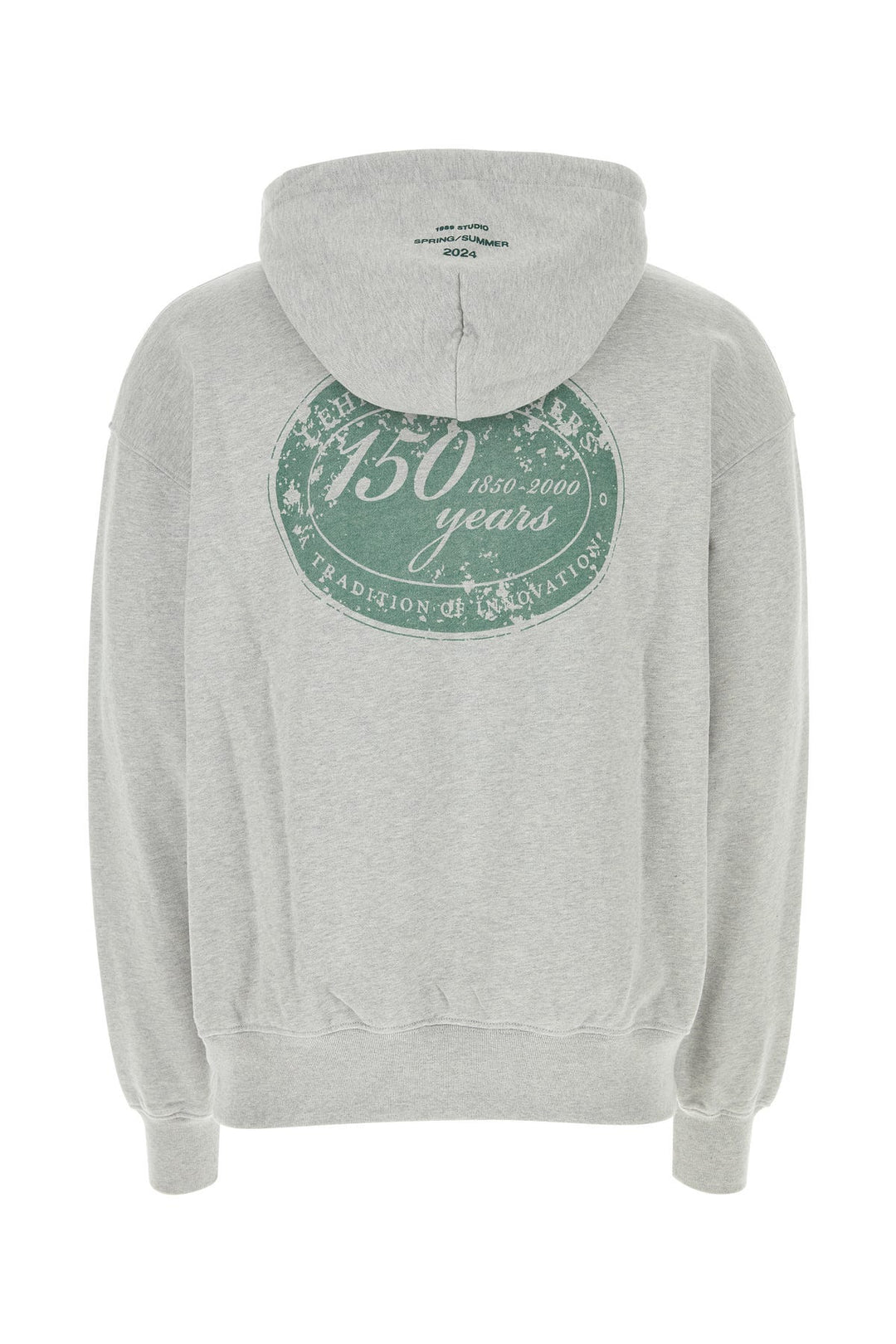 Melange grey cotton sweatshirt