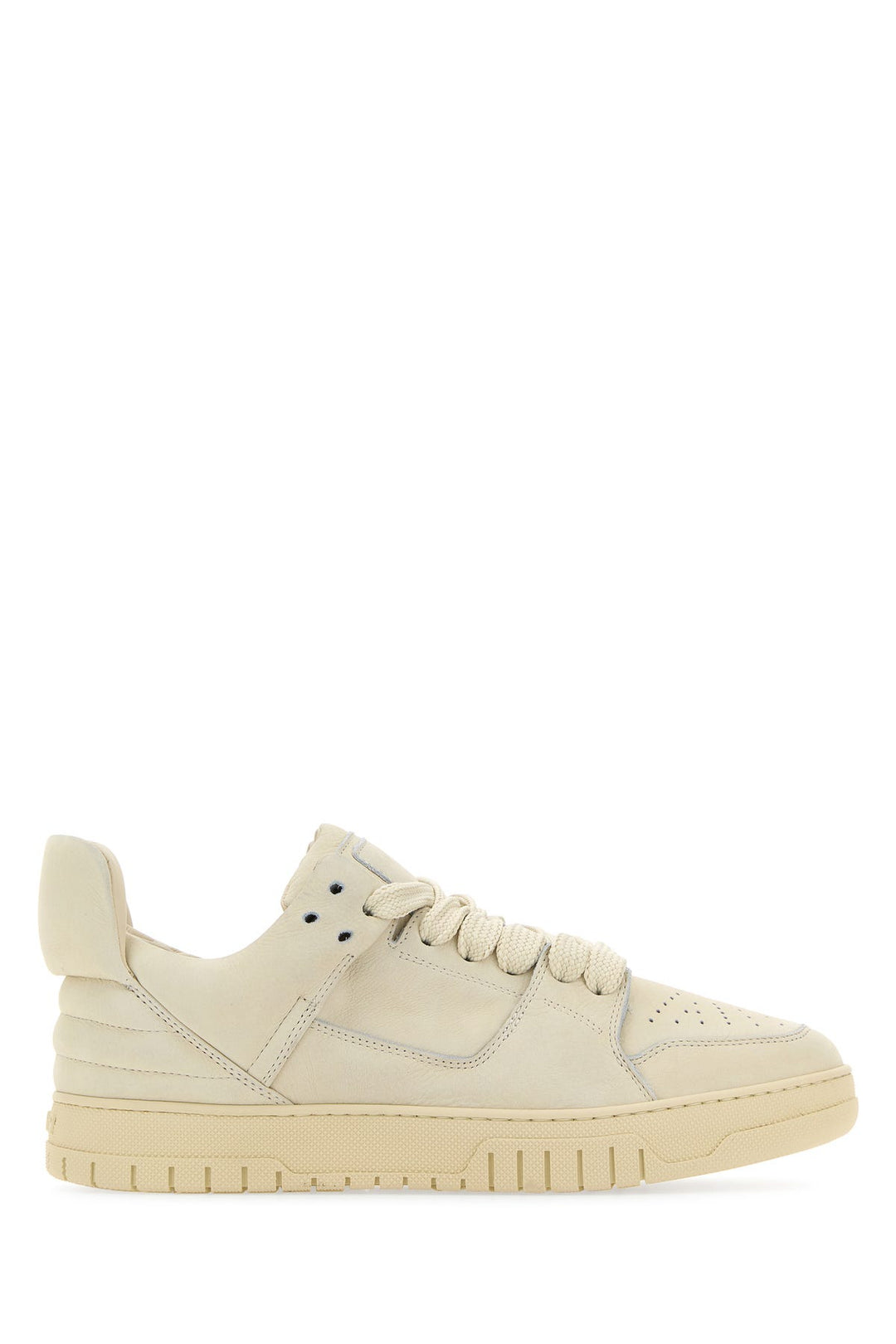 Ivory leather sneakers