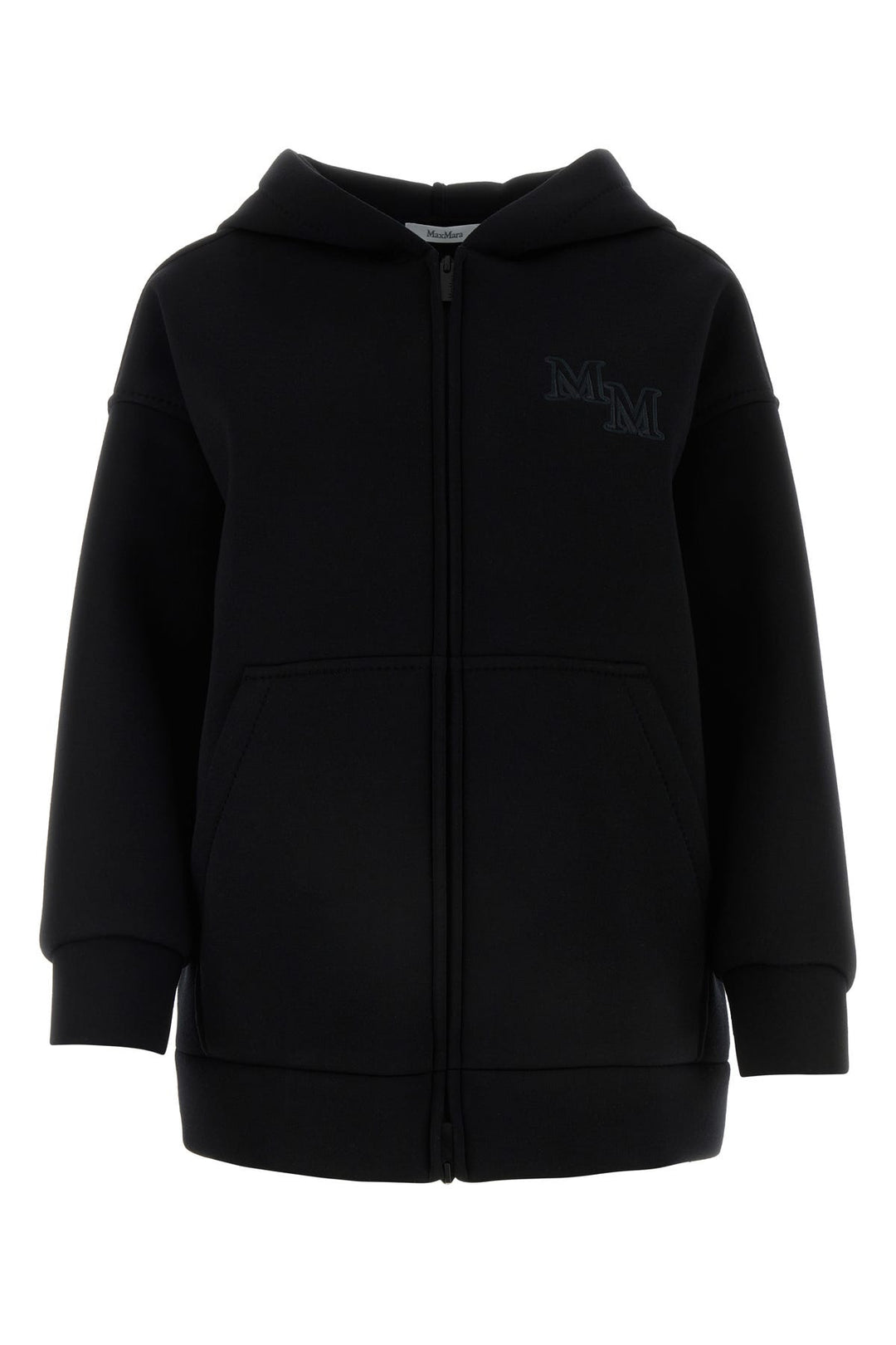 Black wool Obbia sweatshirt